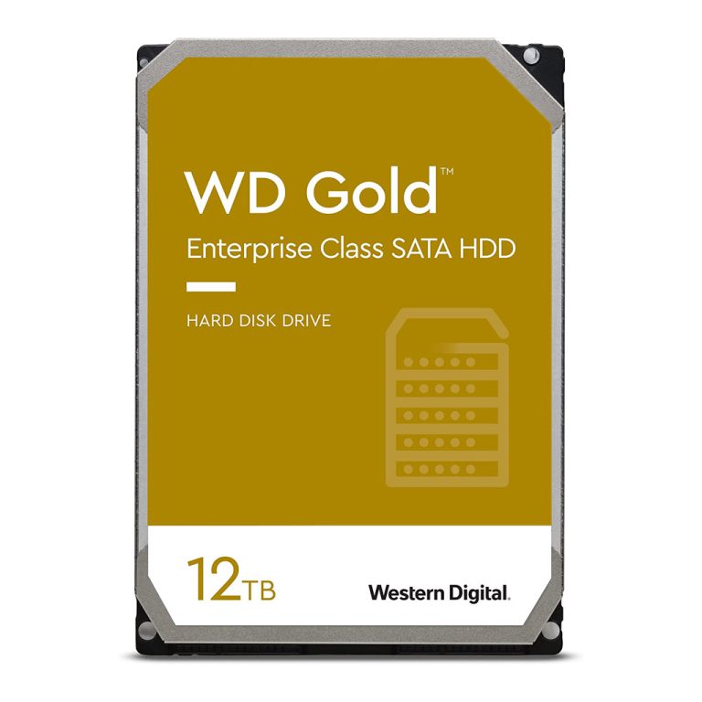 هارد اینترنال 12 ترابایت وسترن دیجیتال مدل Gold Enterprise (WD121KRYZ)