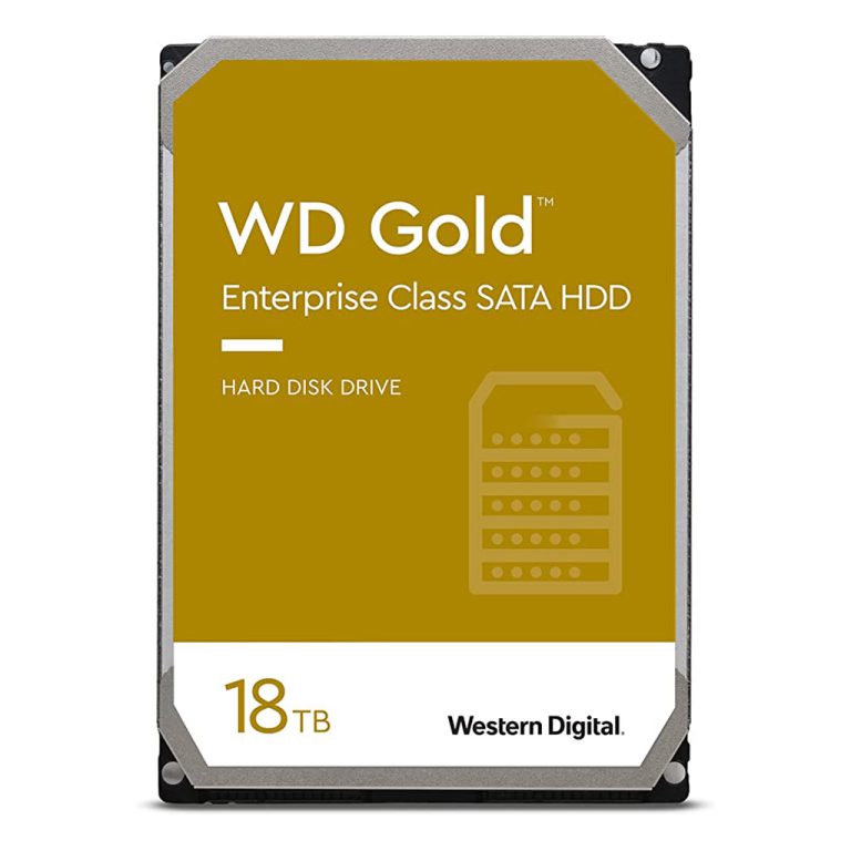 هارد اینترنال 18 ترابایت وسترن دیجیتال مدل Gold Enterprise (WD181KRYZ)