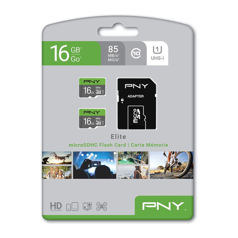 کارت حافظه پی ان وای microSD ELITE CLASS10 U1 ظرفیت 16 گیگابایت